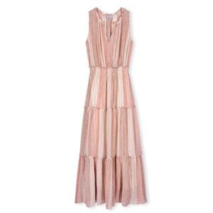 Rails Pink Striped Maxi Dress